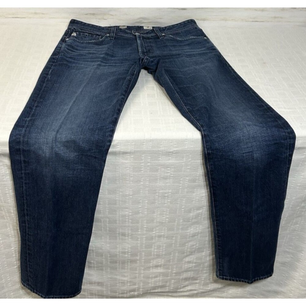 AG ADRIANO GOLDSCHMIED The GRADUATE Tailored Leg Size 33 x 34 Mens Blue Jeans